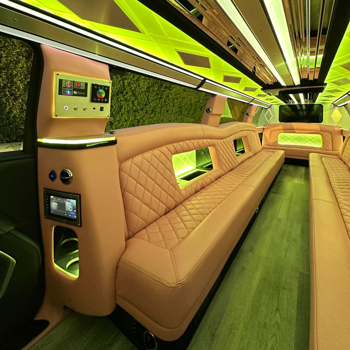 Pink Limo Rental in Dubai