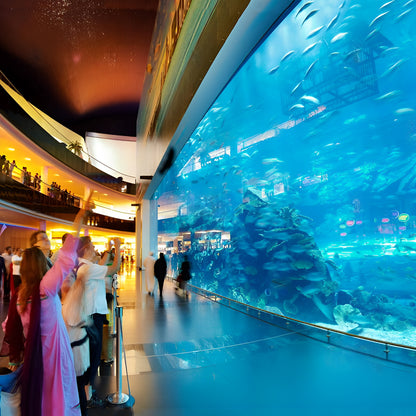 Dubai Mall Aquarium Tour