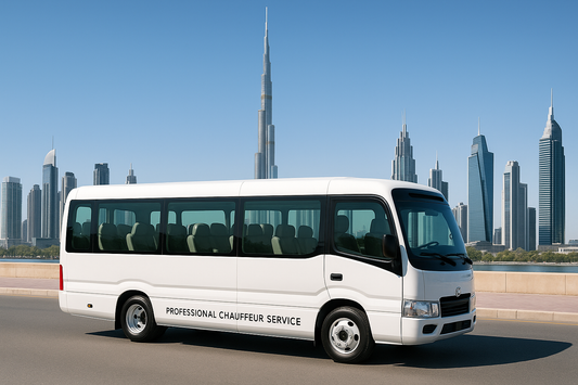 Hire 22 Seater Coaster Bus in Dubai