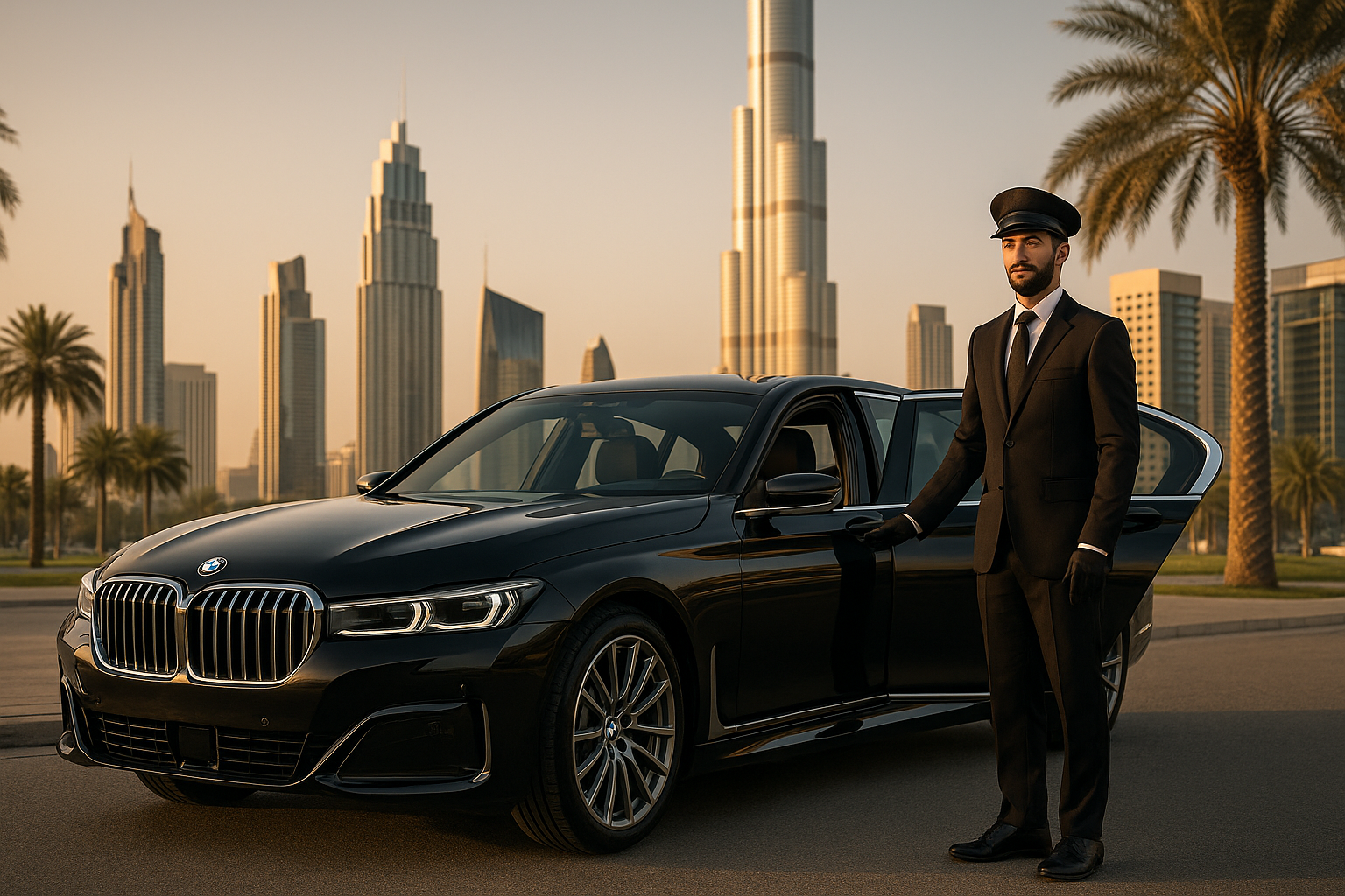Hire BMW 7-Series With Professional Driver in Dubai