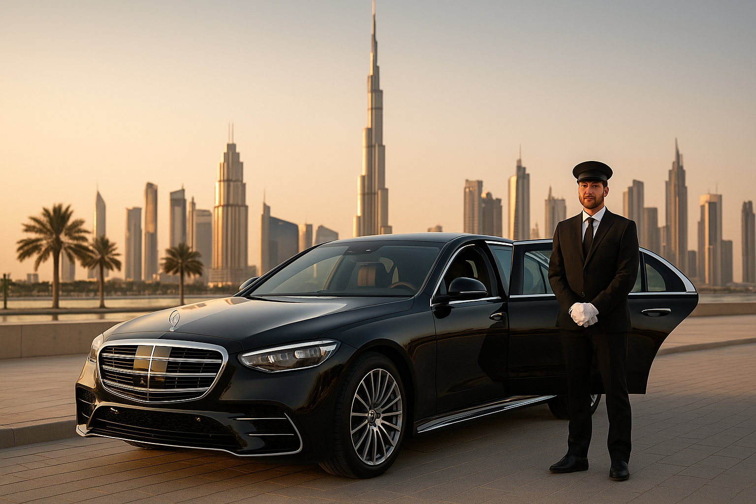 Hire Mercedes S-Class With Chauffeur in Dubai
