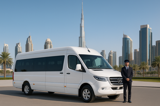 Hire Mercedes Sprinter Van 16 Seater With Chauffeur in Dubai