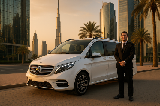 Hire Mercedes V-Class With Chauffeur Service in Dubai