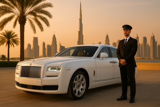 Hire Rolls Royce Ghost With Chauffeur in Dubai