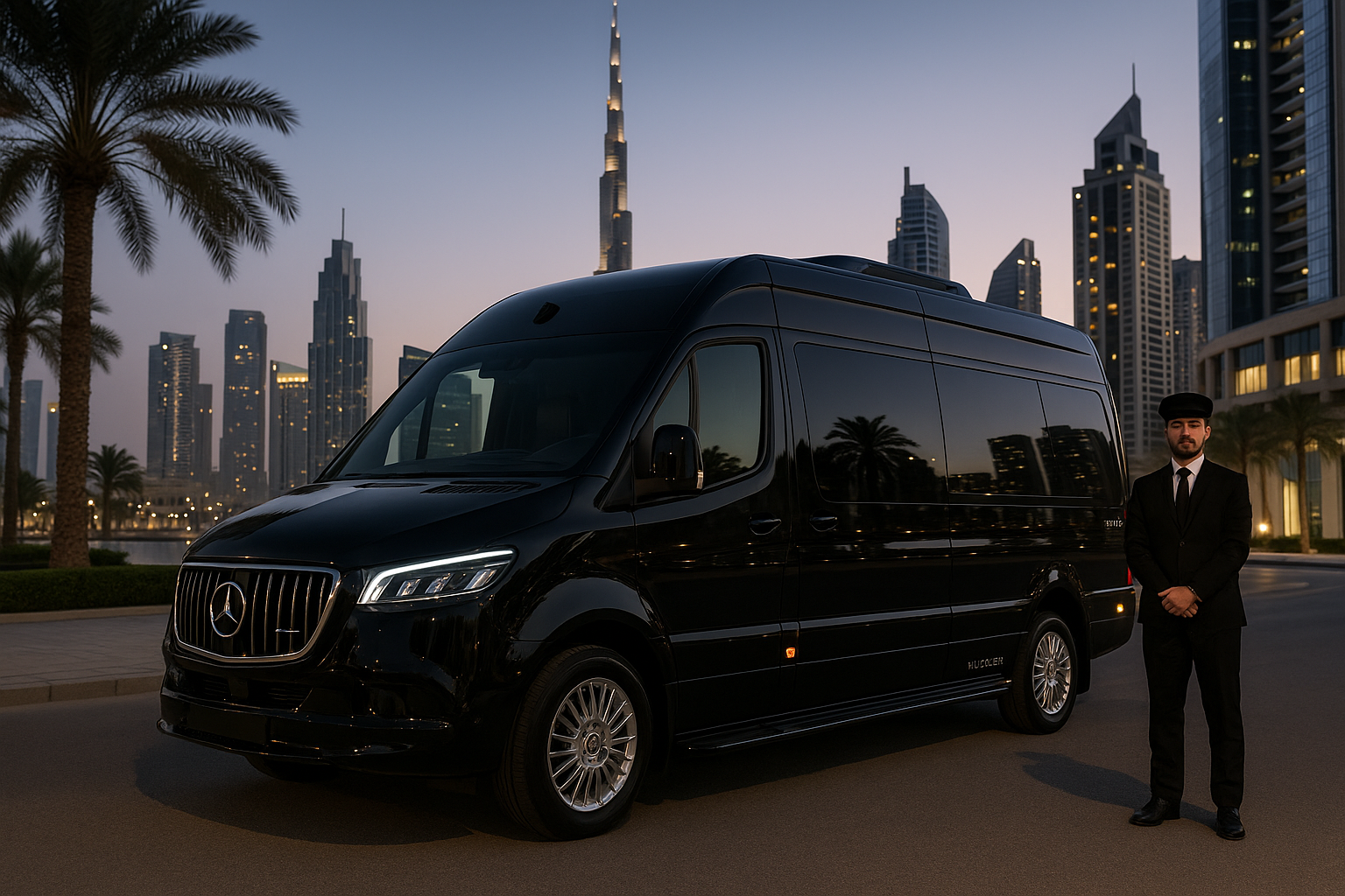 Rent Mercedes Sprinter Maybach Van With Chauffeur in Dubai