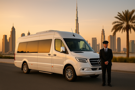Rent Mercedes Sprinter Van 12 Seater With Chauffeur in Dubai